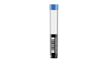 XLX4000 tube with 2D code (tube bottom) and 1D & HR code in the side