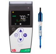pH 7 Vio DHS FOOD hordozható pH mérő, 2 Pore T lándzsa elektródával, beépített hőmérséklet szenzorral
