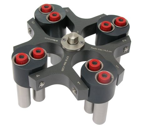 Rotor and adapter for the UNICEN 21 centrifuge