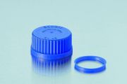 Spout for laboratory glass, GL 45, blue