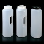 Cylindrical container, with handle, 2 l, natural