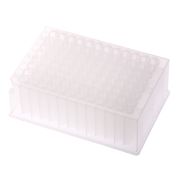 96-well deep well plate, untreated, 2 ml, PP, square hole, V-bottom, 25 pcs/pack