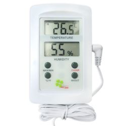 Digital two-channel thermometer and humidity/thermometer