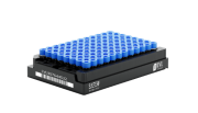 MX500 500 µl cryotube with external thread, bottom 2D code,TLM compatible, blue cap, aseptic, automation-friendly rack with left-side code, 96 pc x 50 rack / case