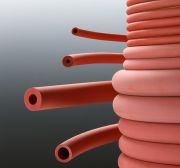 Vacuum tubing, red, 6 x 16 mm