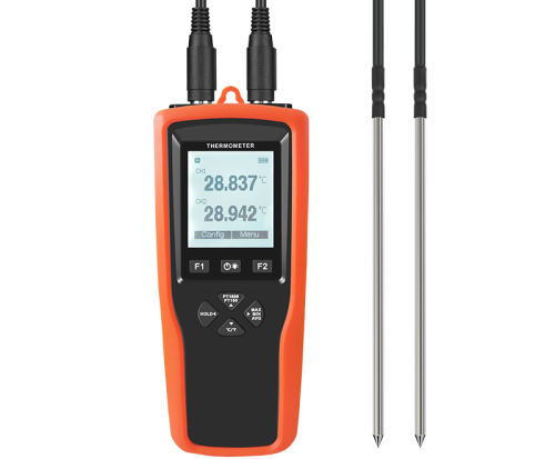 Digital, 1 or 2-channel thermometer (PT) with data collection function