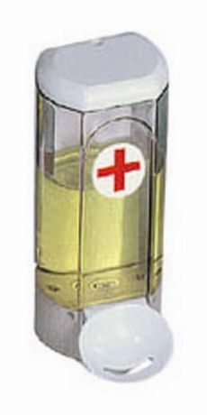Universal dispenser, with forearm, elbow