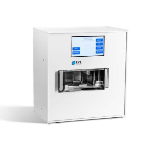Automatic capper/decapper devices for LVL tube